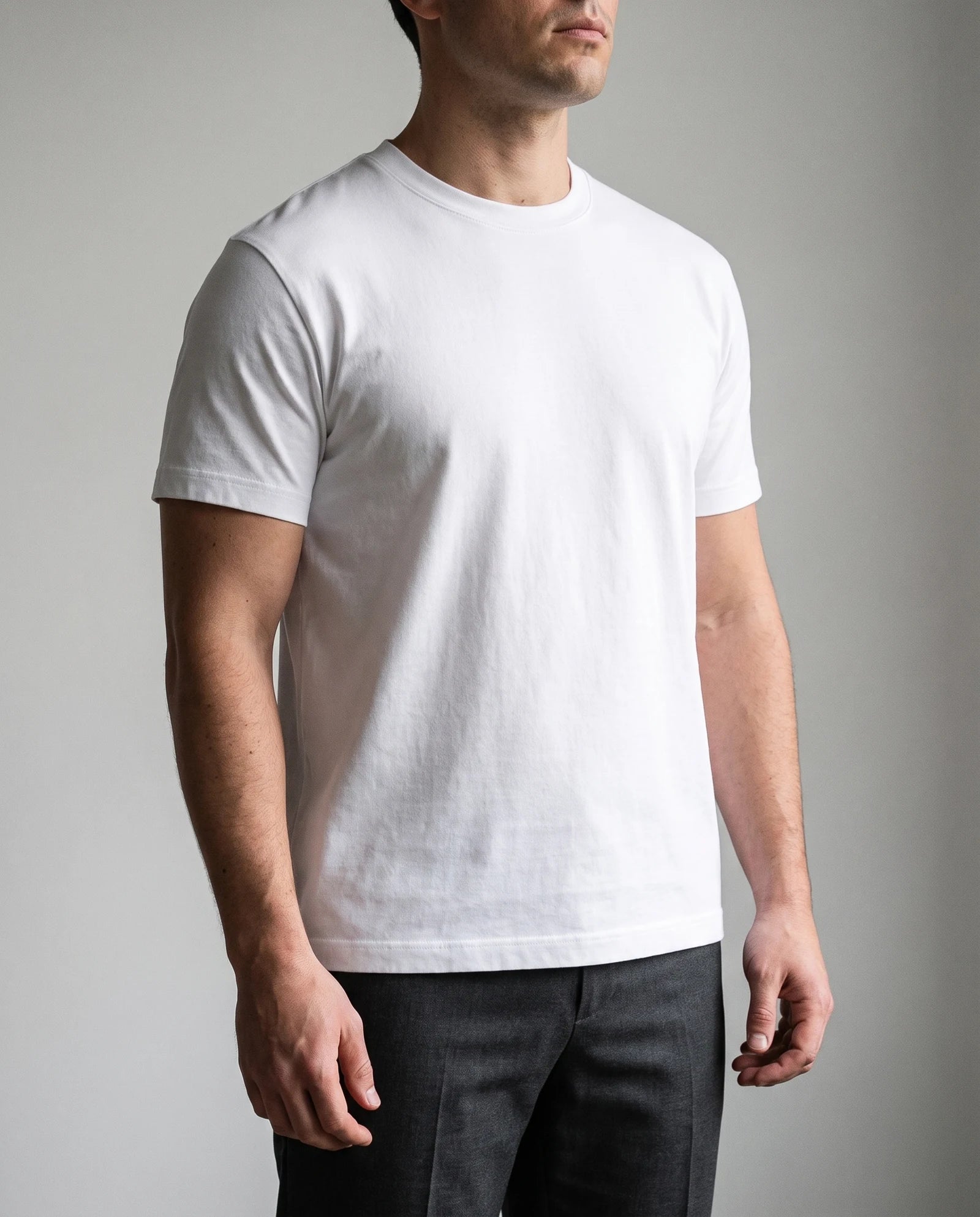 Fabric and neckline view