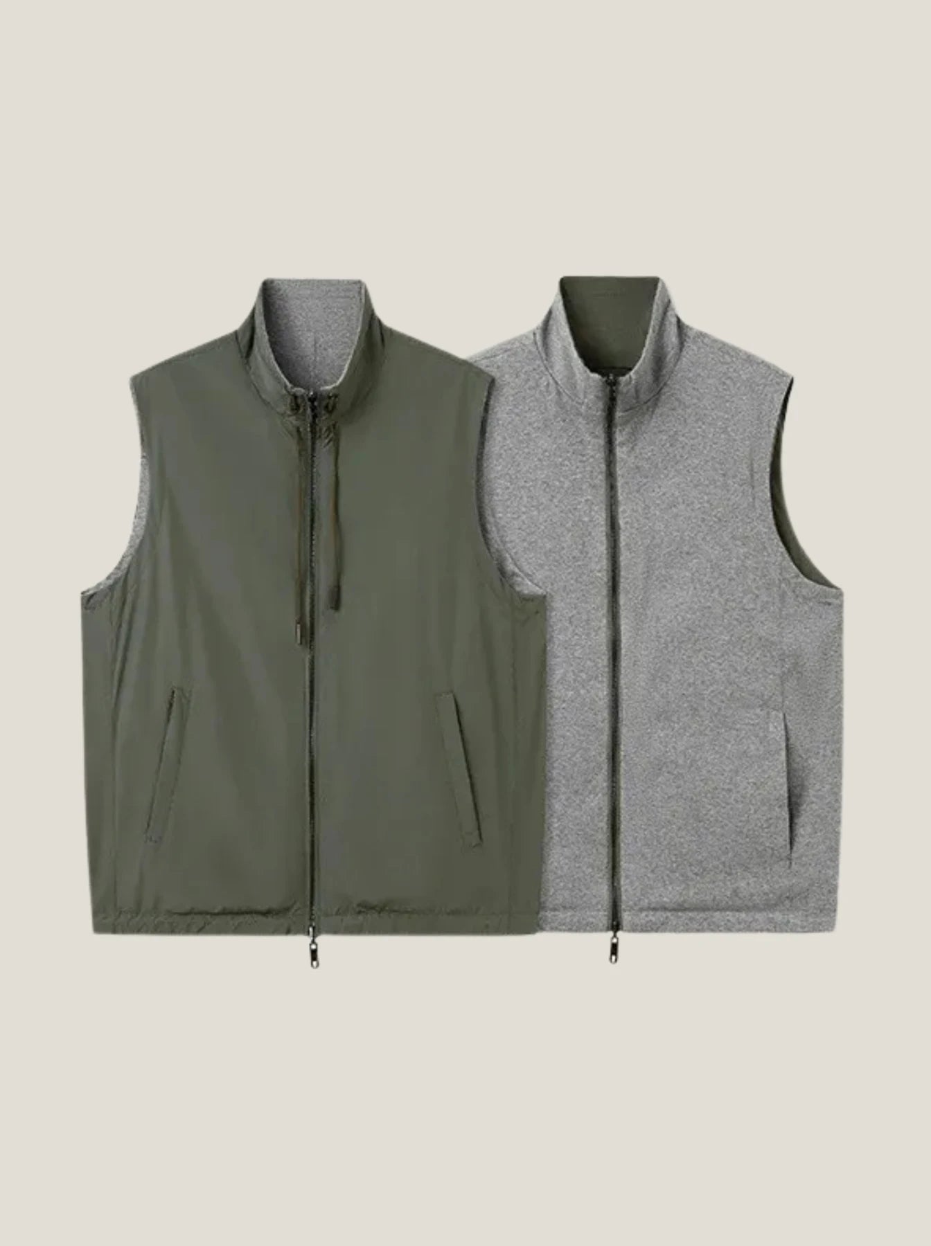 Reversible Zip Gilet