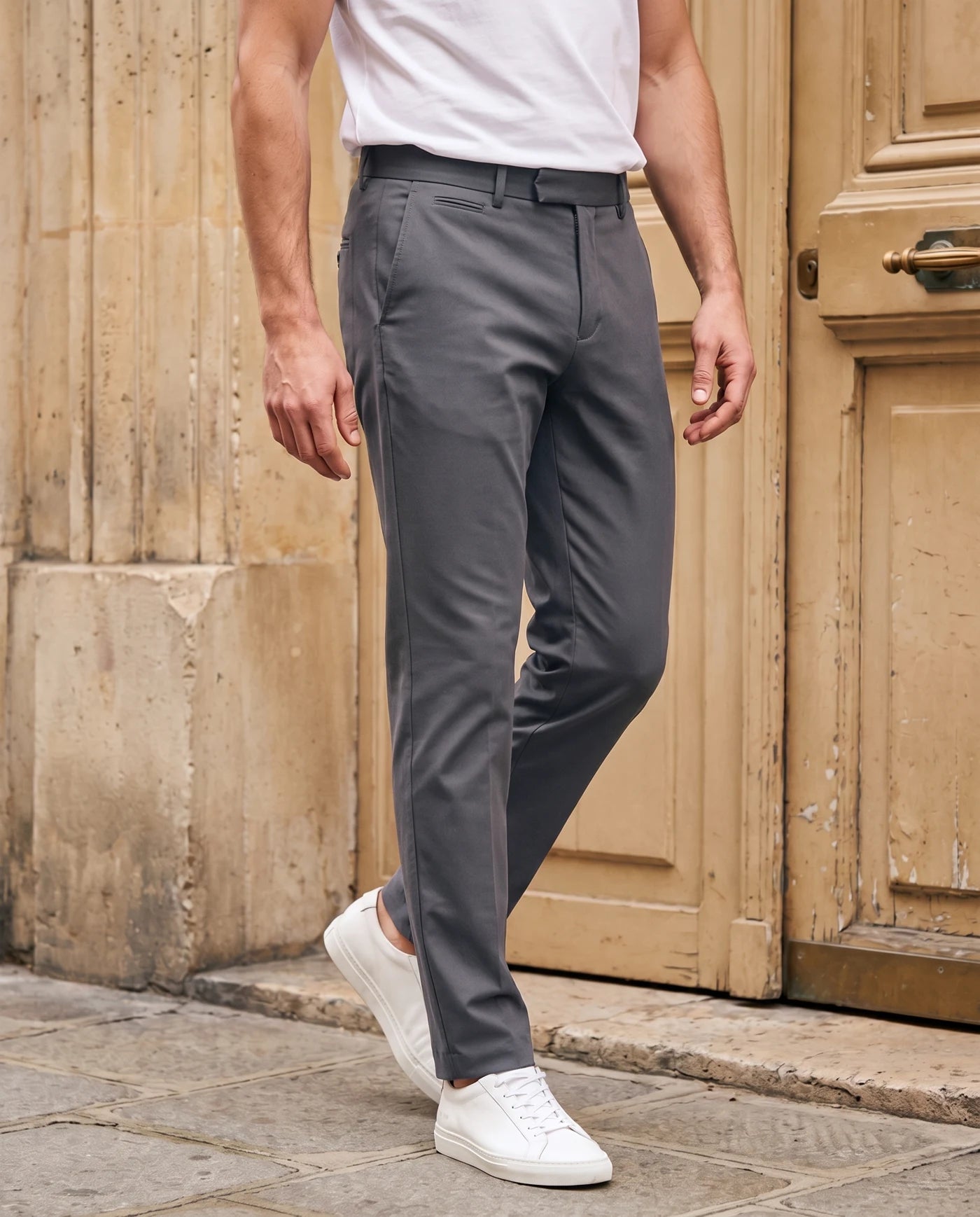 Illustrative front fit in grey